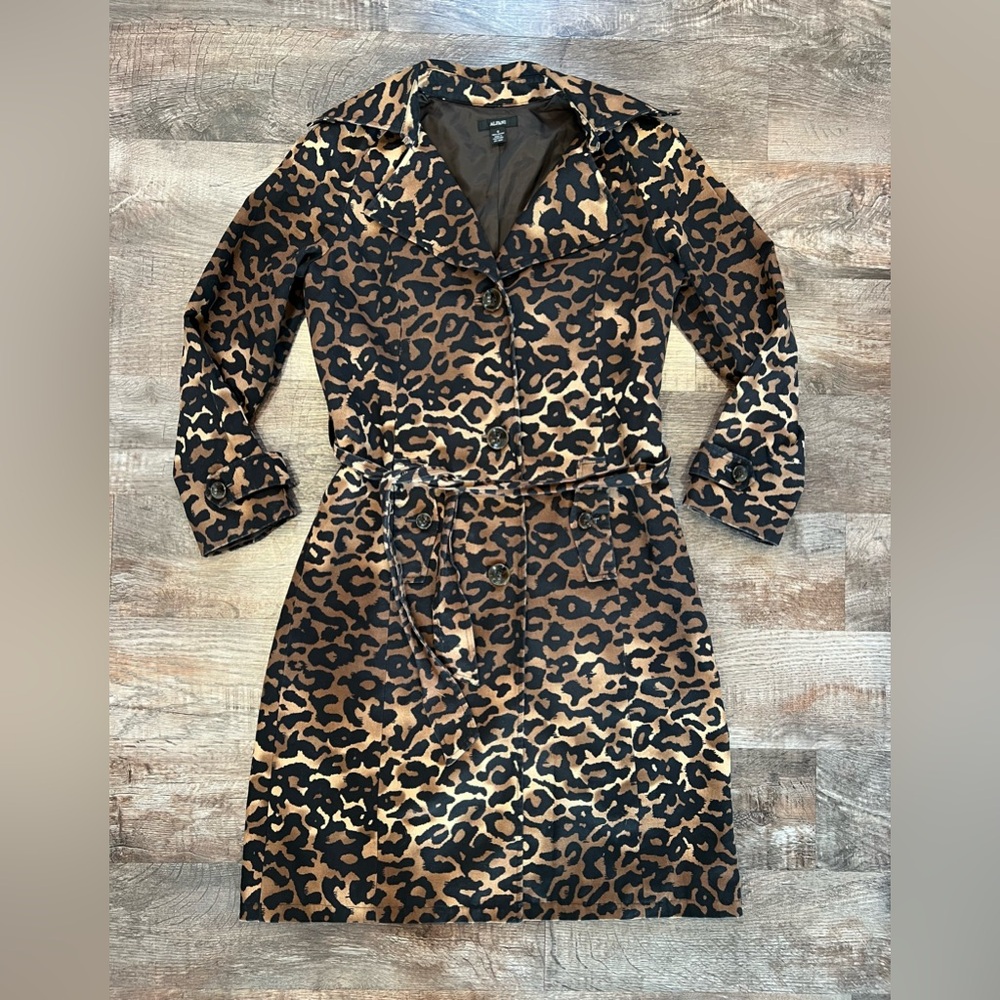 Alfani Long Lentgh Cheetah Print Jacket